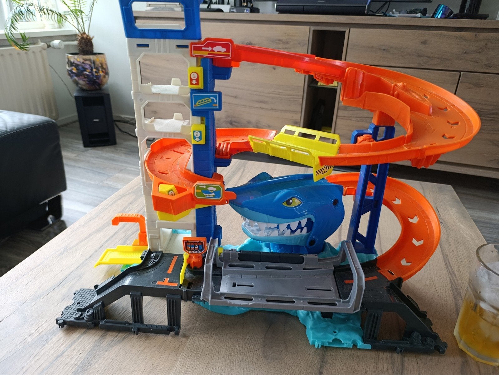 Hot Wheels City Haai Aanval Speelset, Ophalen of Verzenden, Gebruikt