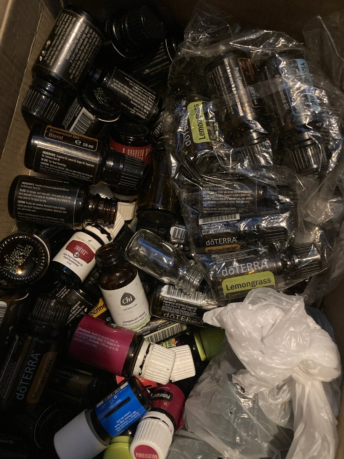 Lege essentiele olie flesjes, Ophalen of Verzenden