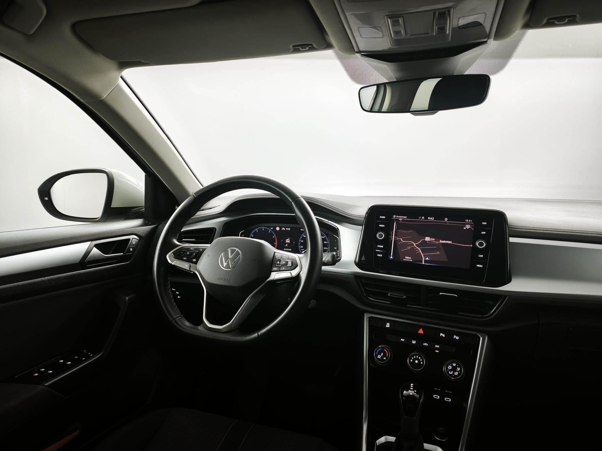 Volkswagen T-Roc 1.5 TSI Life DSG | Camera | Navigatie | Ada, Auto's, Volkswagen, Stof, 4 cilinders, Wit, Bedrijf