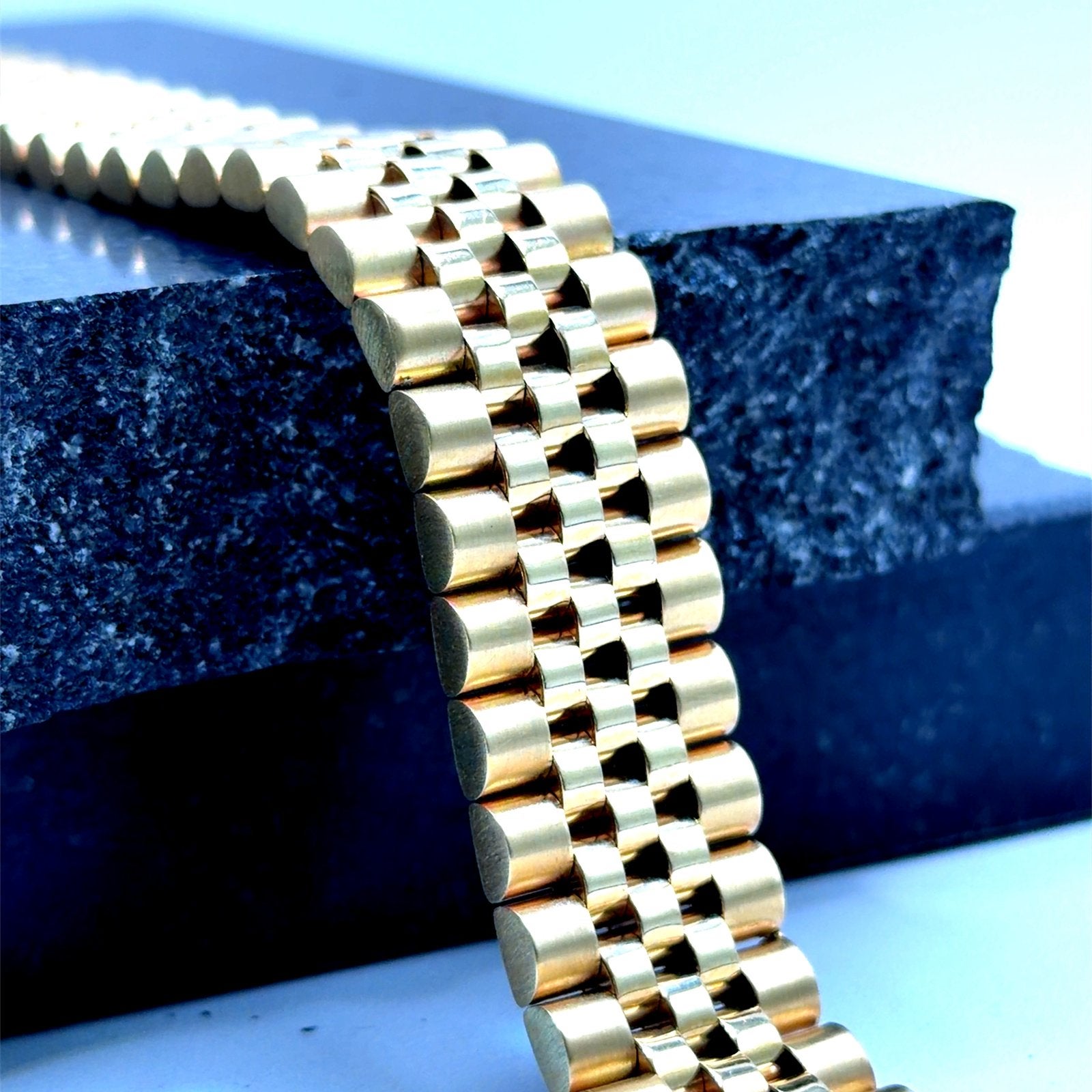 gouden Rolex armband 14kt, Ophalen of Verzenden, Www.bredajuwelier.nl, Www.bredajuwelier.nl, Www.bredajuwelier.nl