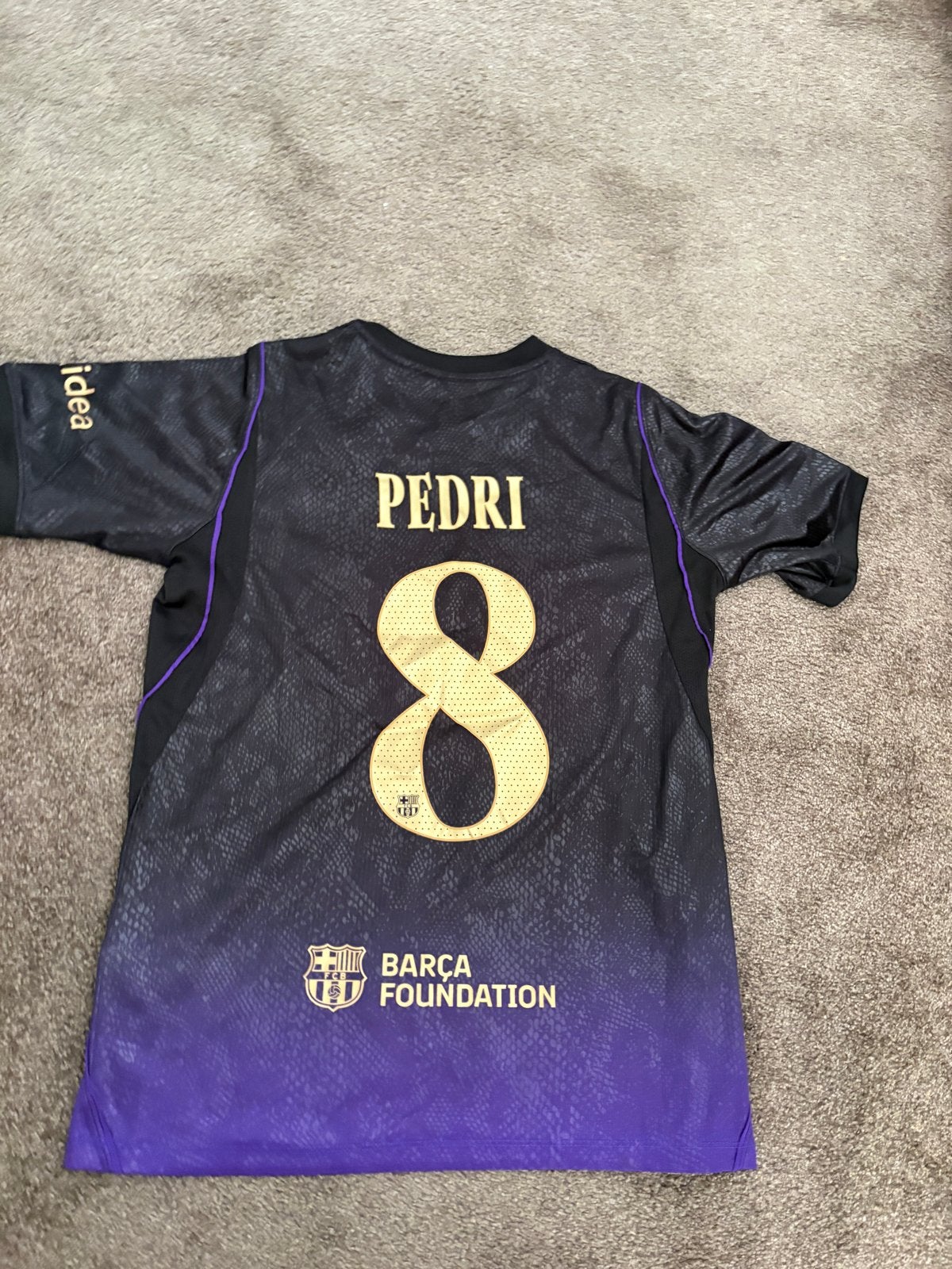 FC Barcelona Pedri 8 Kobe Bryant Special Edition Shirt, Zwart, Ophalen of Verzenden, Zo goed als nieuw, Voetbal