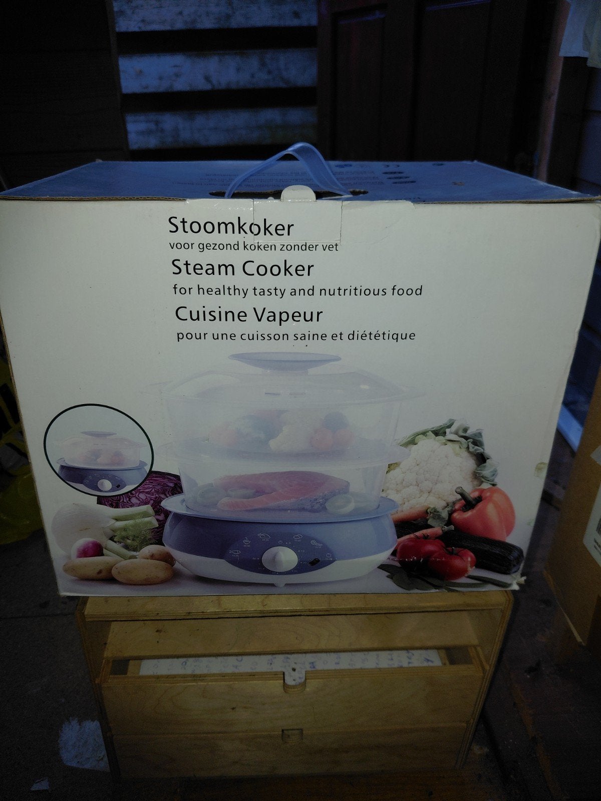 stoomkoker, Ophalen, Nieuw