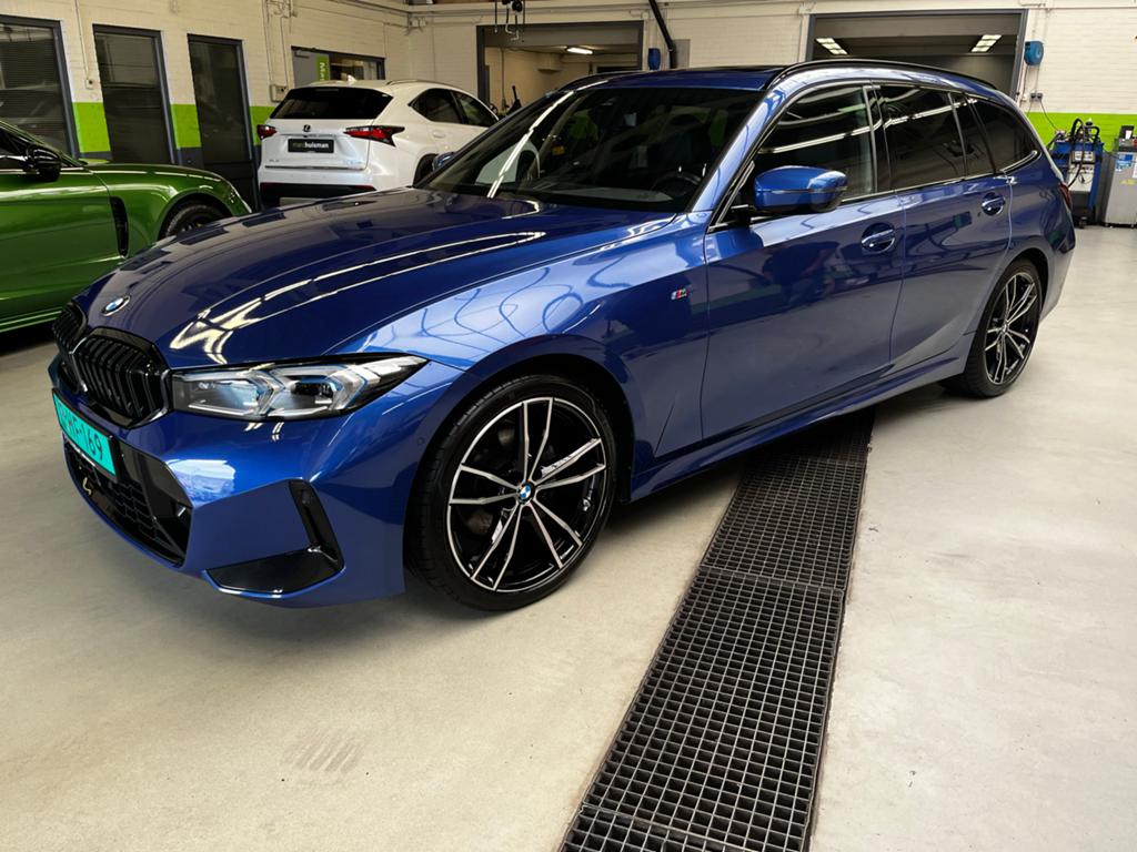 BMW 3-Serie 320d 190pk Xdrive Aut 2022 Blauw, Auto's, BMW, Automaat, Euro 5, Zwart, Blauw