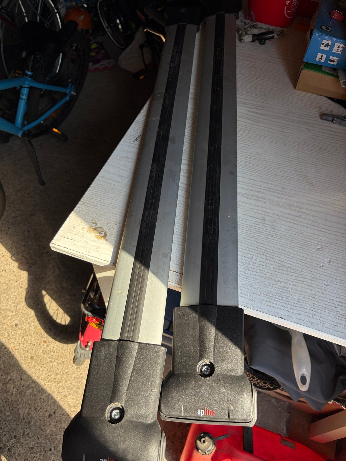 Apline dakdragers - Mercedes S204 (c200), Auto diversen, Dakdragers, Ophalen, Gebruikt