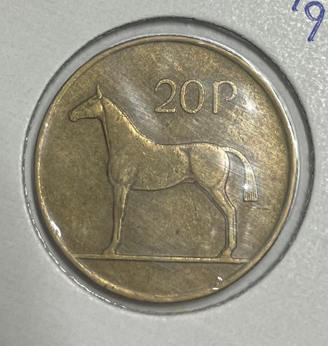 20 pence Ierland 1992, Postzegels en Munten, Ophalen of Verzenden, Overige landen