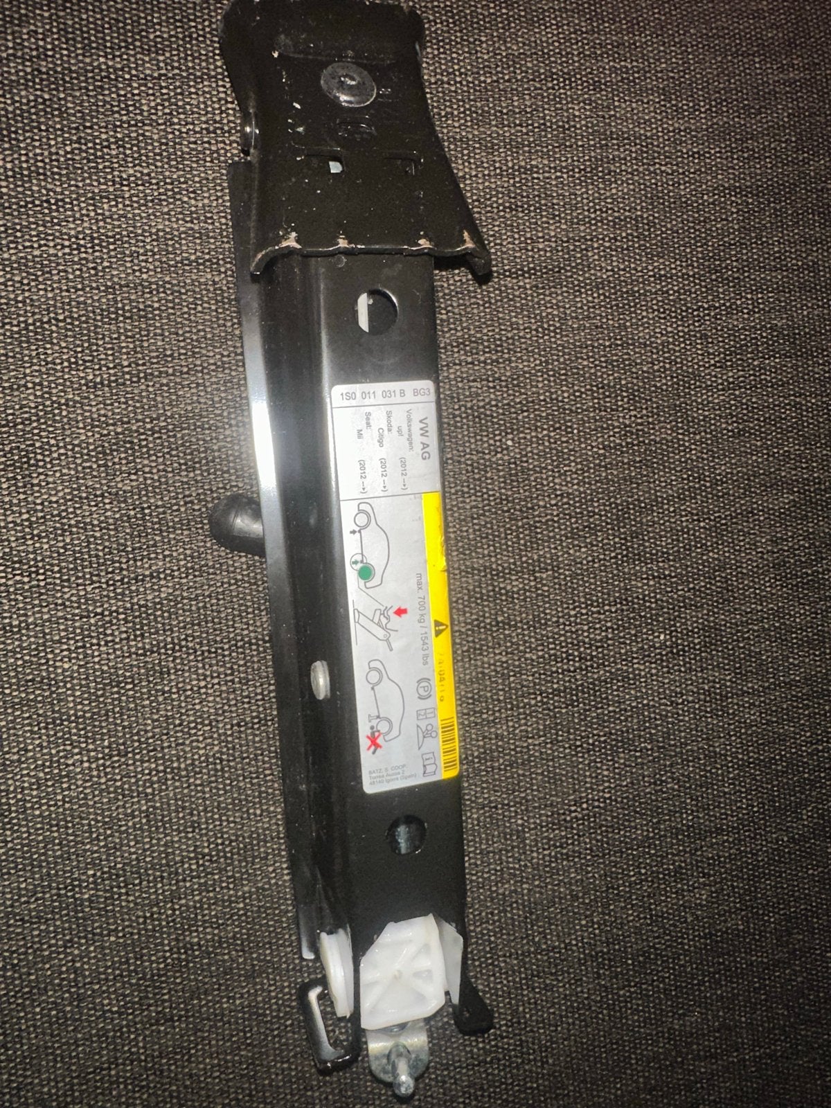 VW AG Schaarkrik - Nieuwstaat, max 700 kg, Auto diversen, Ophalen of Verzenden, Zo goed als nieuw, Mechanisch, Schaarkrik