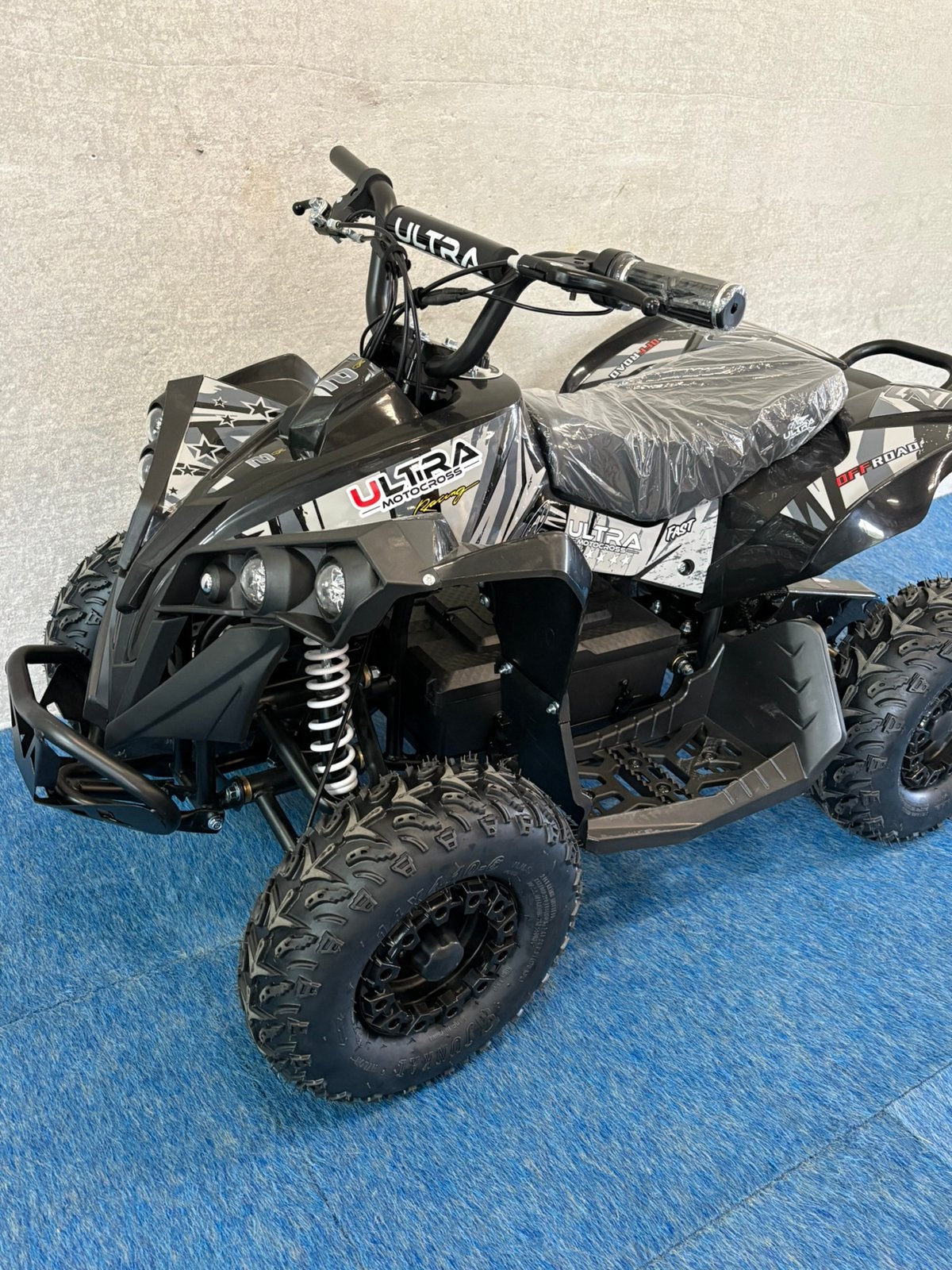 Nieuwe Ultra 1200 watt 48V elektrische zwarte kinder quad, Ultra, Nieuw, Massakassa100@gmail.com, Massakassa