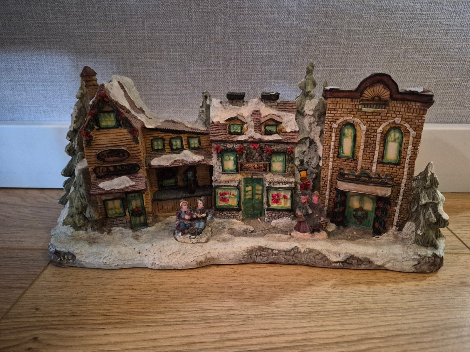 Kerstdorp. Winters tafereel., Ophalen of Verzenden