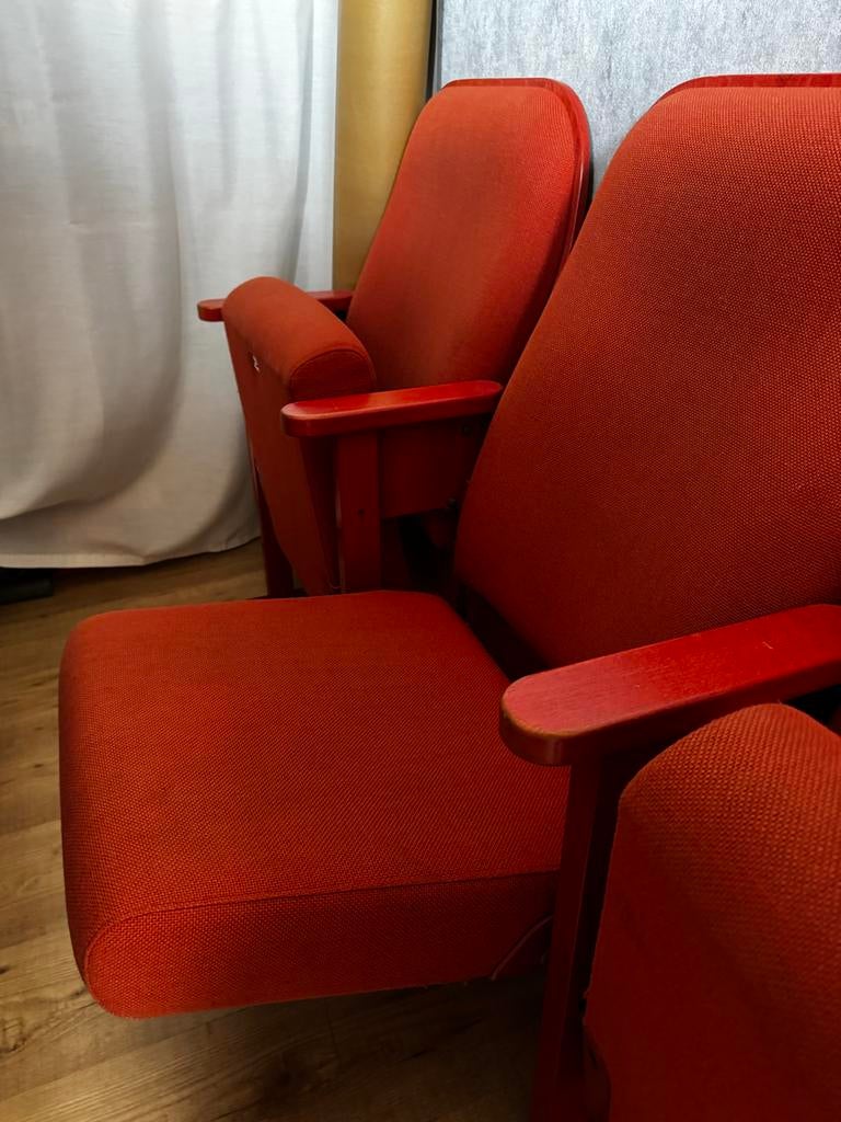 Theaterstoelen - Set van 3 - Gebruikt, Ophalen, Gebruikt, Drie, Rood