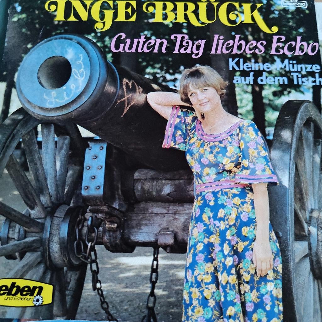 Inge Brück - Guten Tag liebes Echo / Kleine Münze (Single), Ophalen of Verzenden, Gebruikt, 7 inch