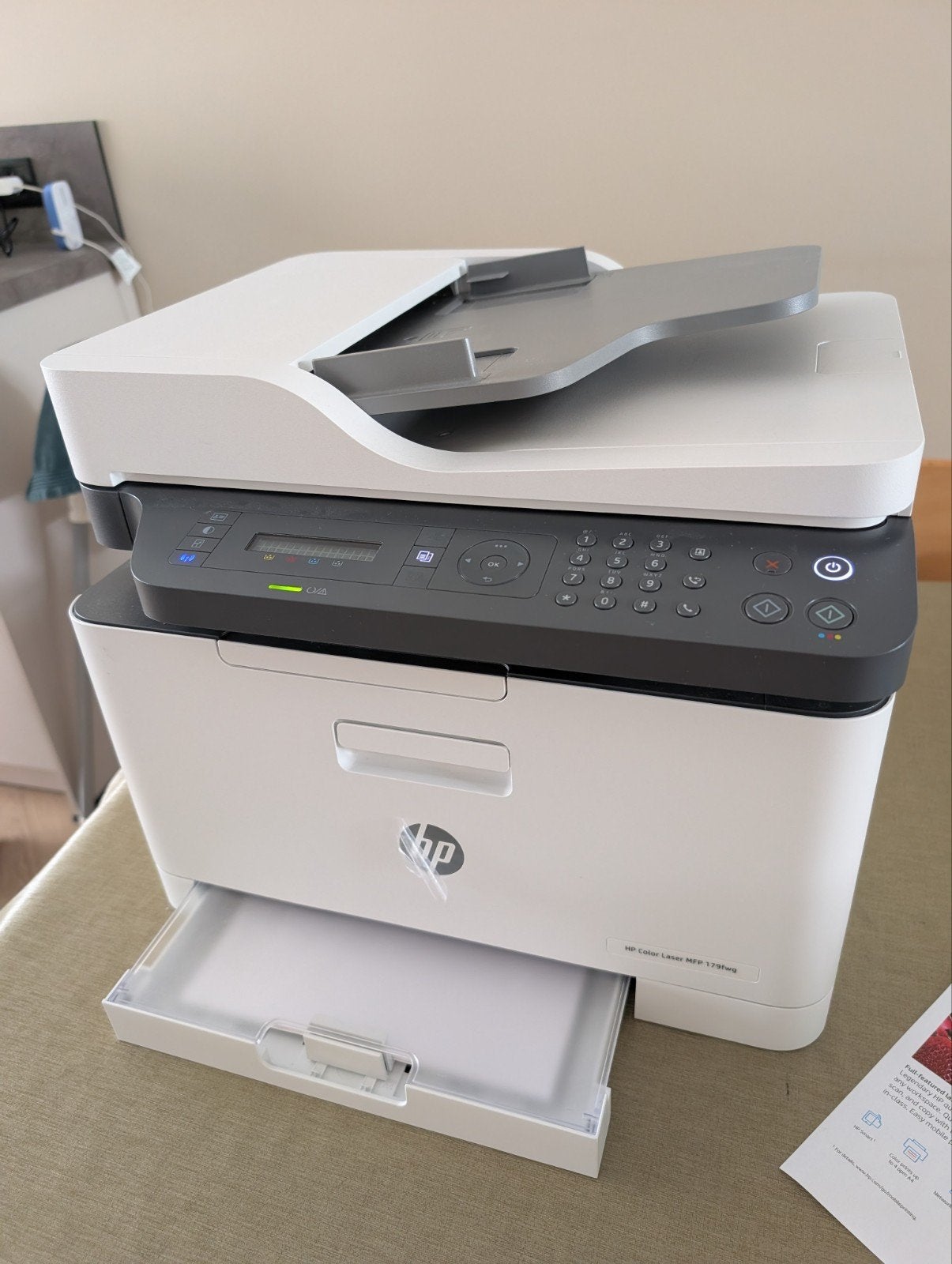 HP Color Laser MFP 179fwg All-in-One Printer (bijna nieuw), Computers en Software, Printers, Gebruikt, All-in-one, Draadloos, Ophalen of Verzenden