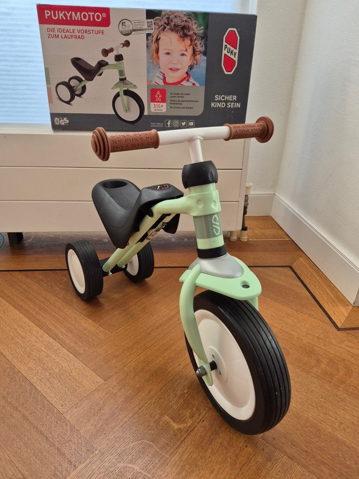 ZGAN Pukymoto loopfiets in hippe kleurstelling!, Ophalen, Zo goed als nieuw, Loopfiets