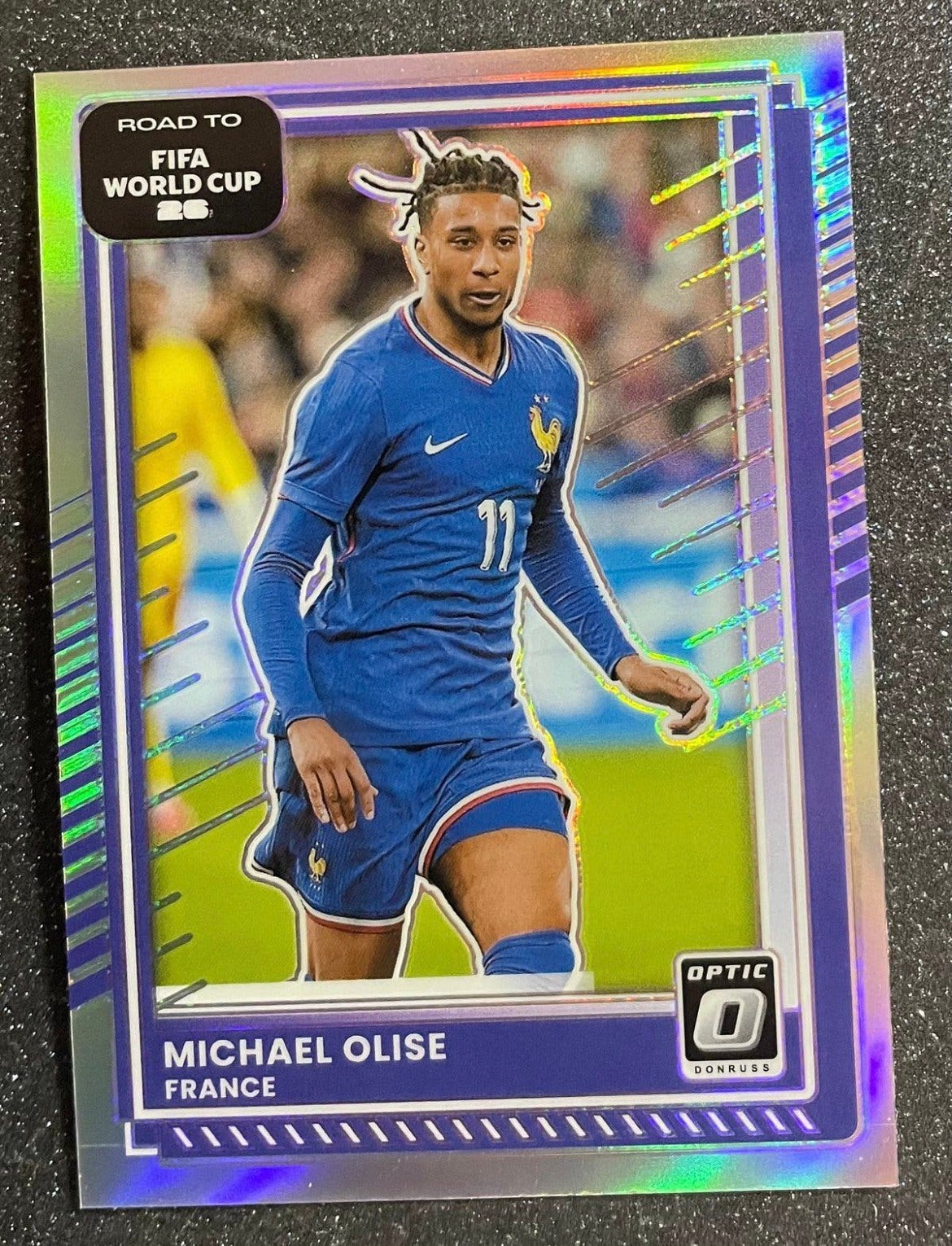 Panini DONRUSS 2526 OPTIC HOLO PRIZM ROAD to WC OLISE FRANCE, Verzenden, Zo goed als nieuw, Plaatje