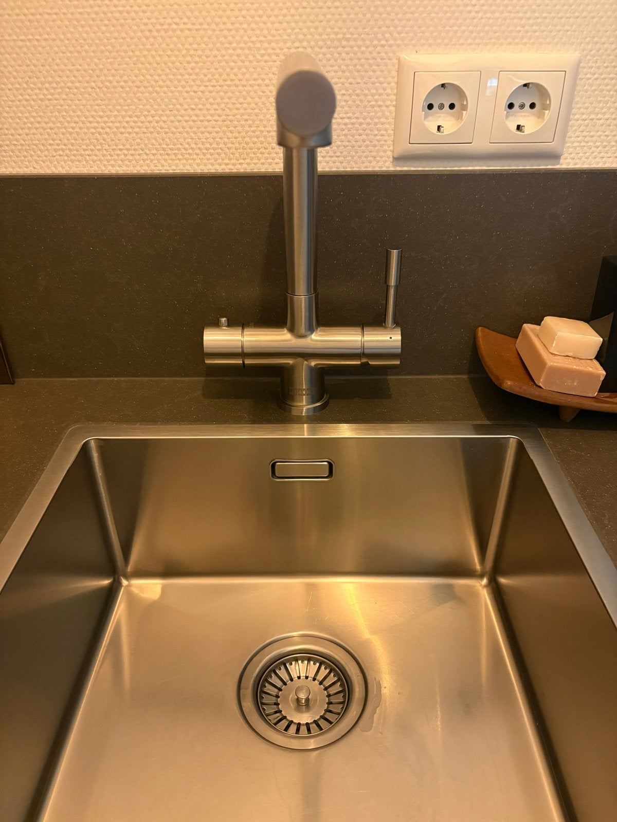 Franke 3 in 1 kraan zonder boiler, Ophalen, Zilver, Overige materialen, Overige merken