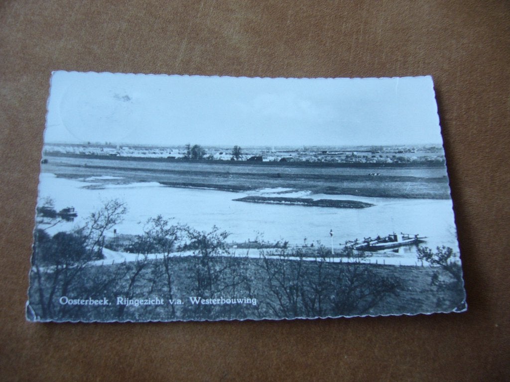 OOSTERBEEK  =  RIJNGEZICHT V.A. WESTERBOUWING, Verzamelen, Ophalen of Verzenden, 1940 tot 1960, Gelopen, Gelderland