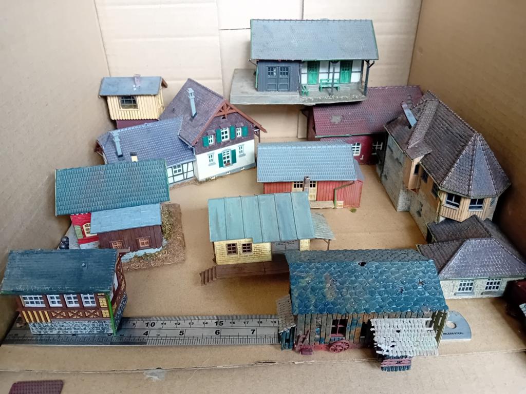 Huisjes voor bij modeltrein, Ophalen of Verzenden, Gelijkstroom of Wisselstroom, Brug, Tunnel of Gebouw, Overige merken