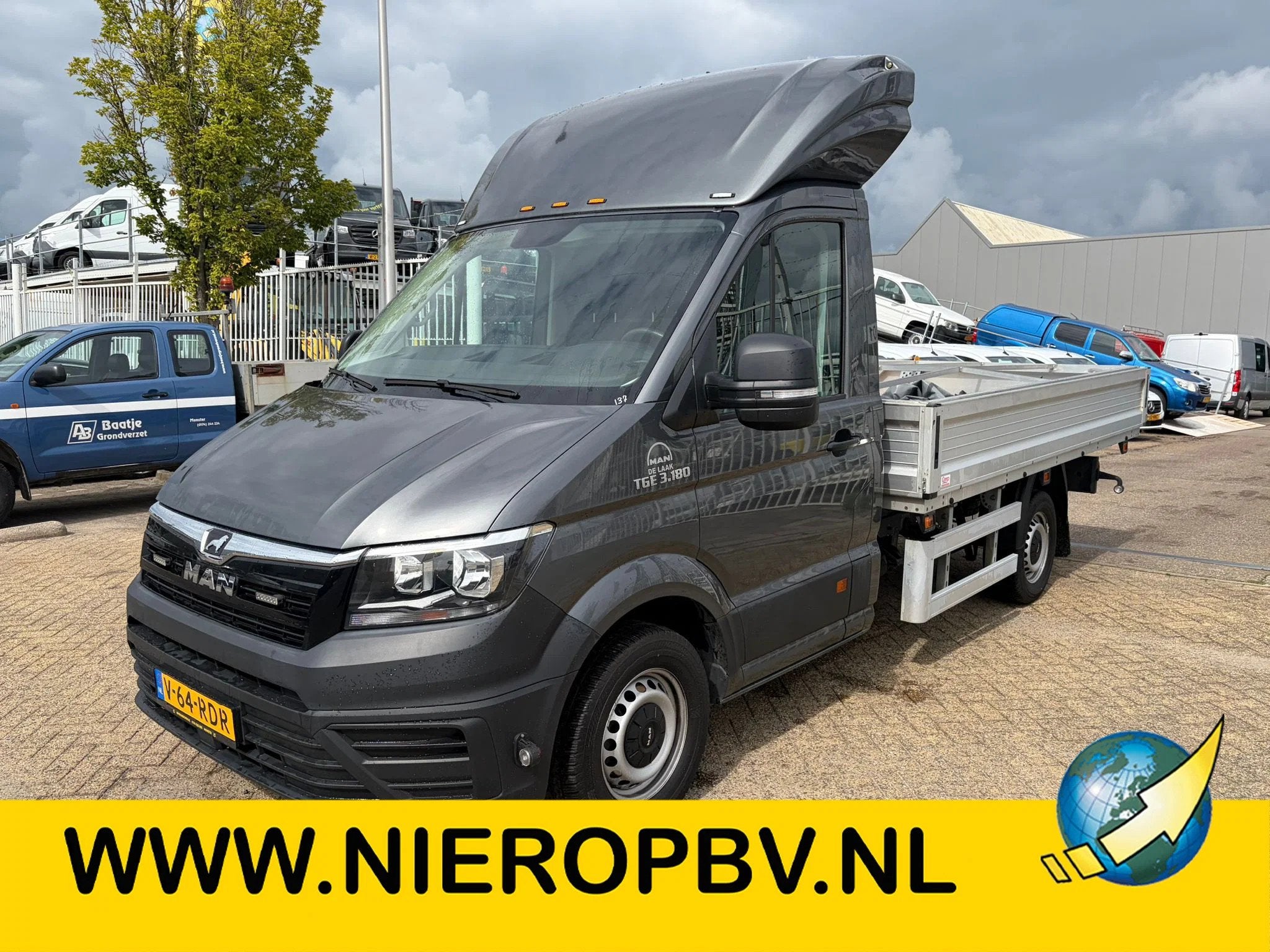 MAN TGE 35-180 Openlaadbak Automaat Airco Cruisecontrol Trek, Automaat, Gebruikt, Euro 6, 4 cilinders