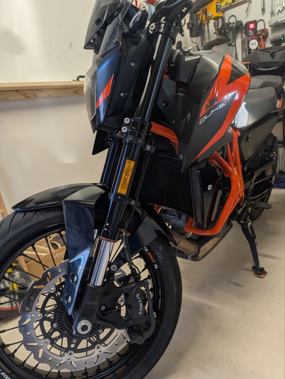 ktm 690 duke r voorvork compleet., Ophalen of Verzenden