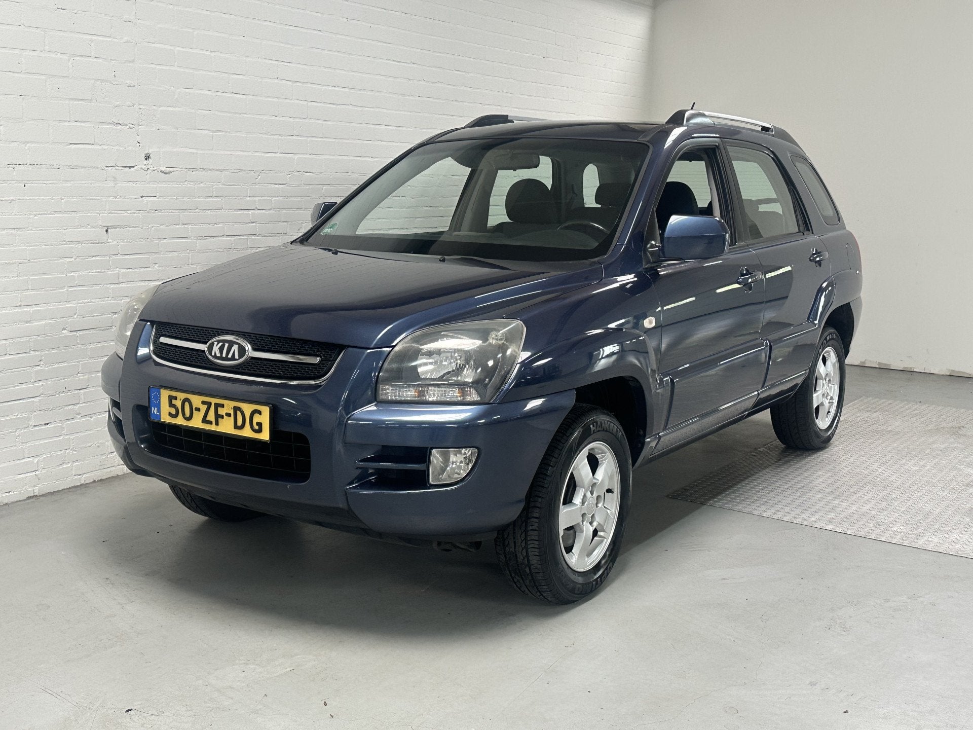 Kia Sportage 2.0 CVVT X-ecutive CLIMA / TREKHAAK / CRUISE, Stof, 4 cilinders, Blauw, Origineel Nederlands