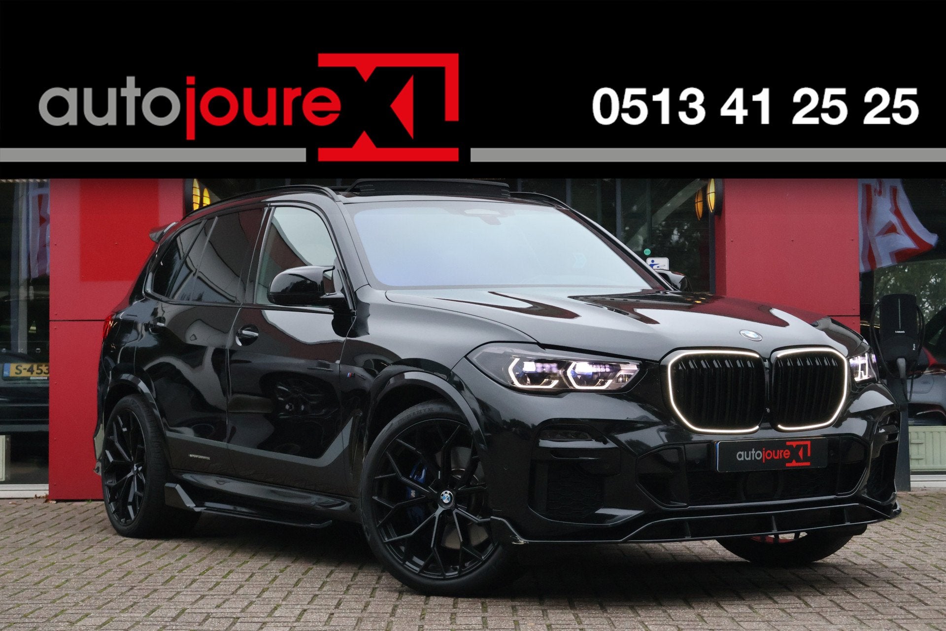 BMW X5 xDrive45e High Executive | M-Sport | Achteras besturi, Gebruikt, 394 pk, Zwart, Leder