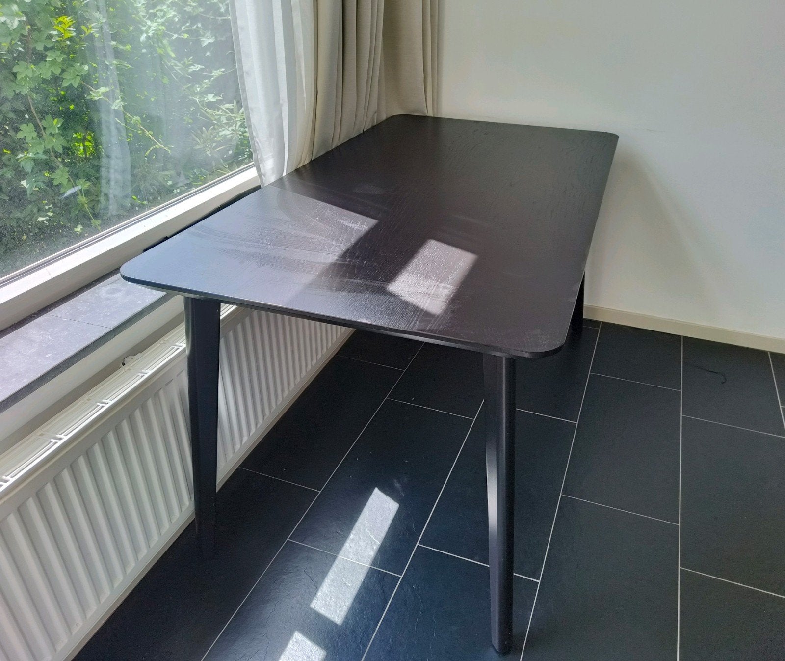 Ikea Lisabo tafel - Nette staat, Ophalen, 100 tot 150 cm, 50 tot 100 cm, Zo goed als nieuw