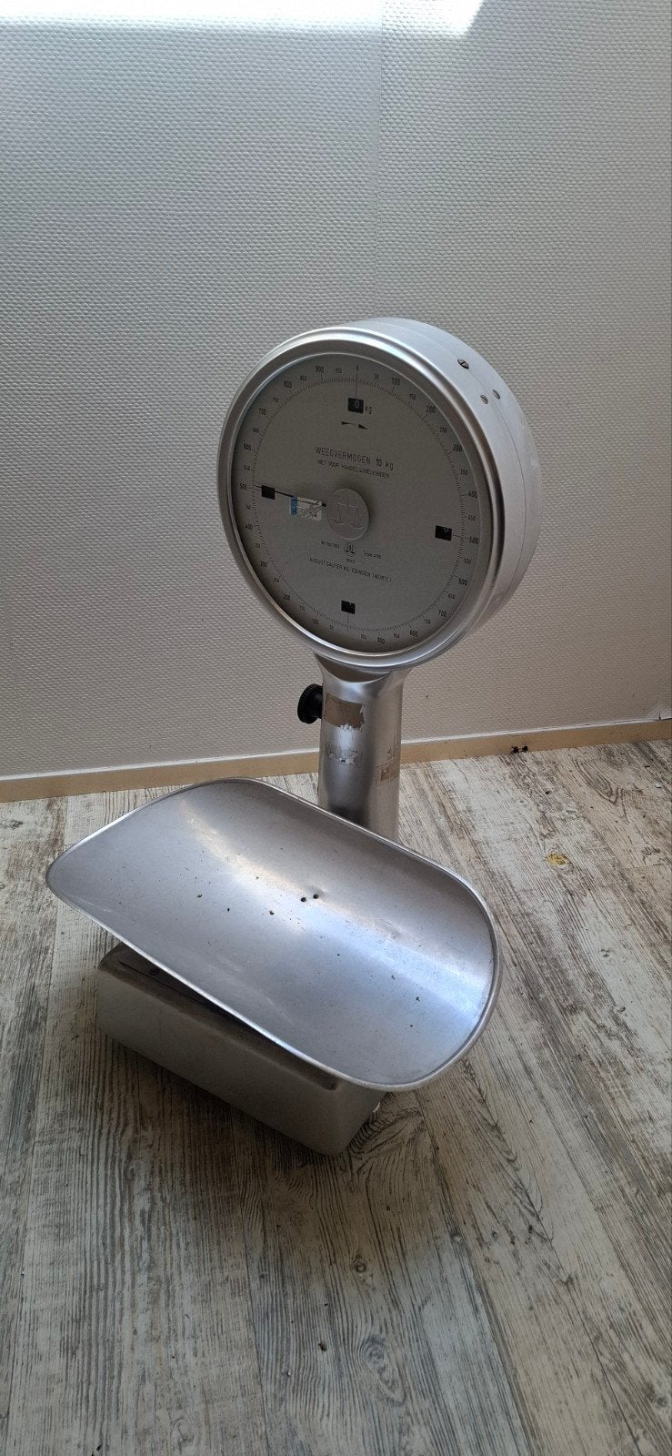 Vintage Winkelweegschaal - Weegvermogen 10 kg, Ophalen