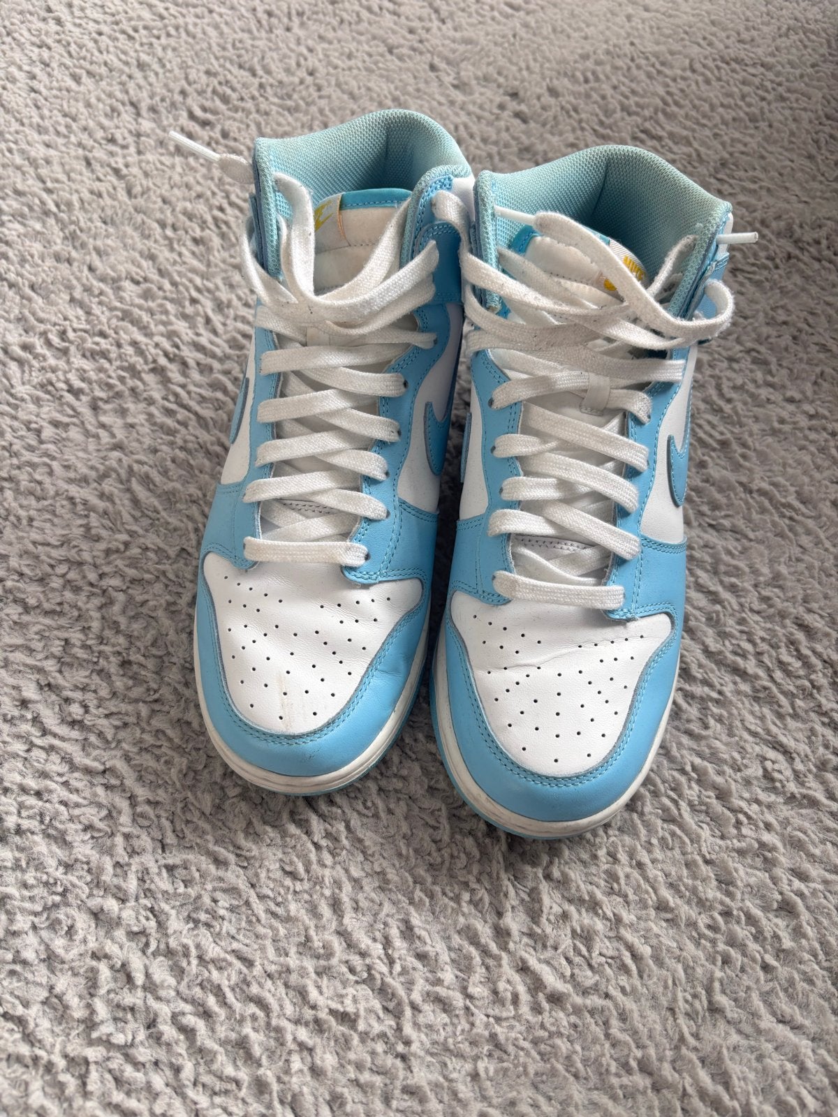 Nike Dunk High Blauw - Maat 41, Ophalen, Gedragen, Blauw, Sneakers of Gympen