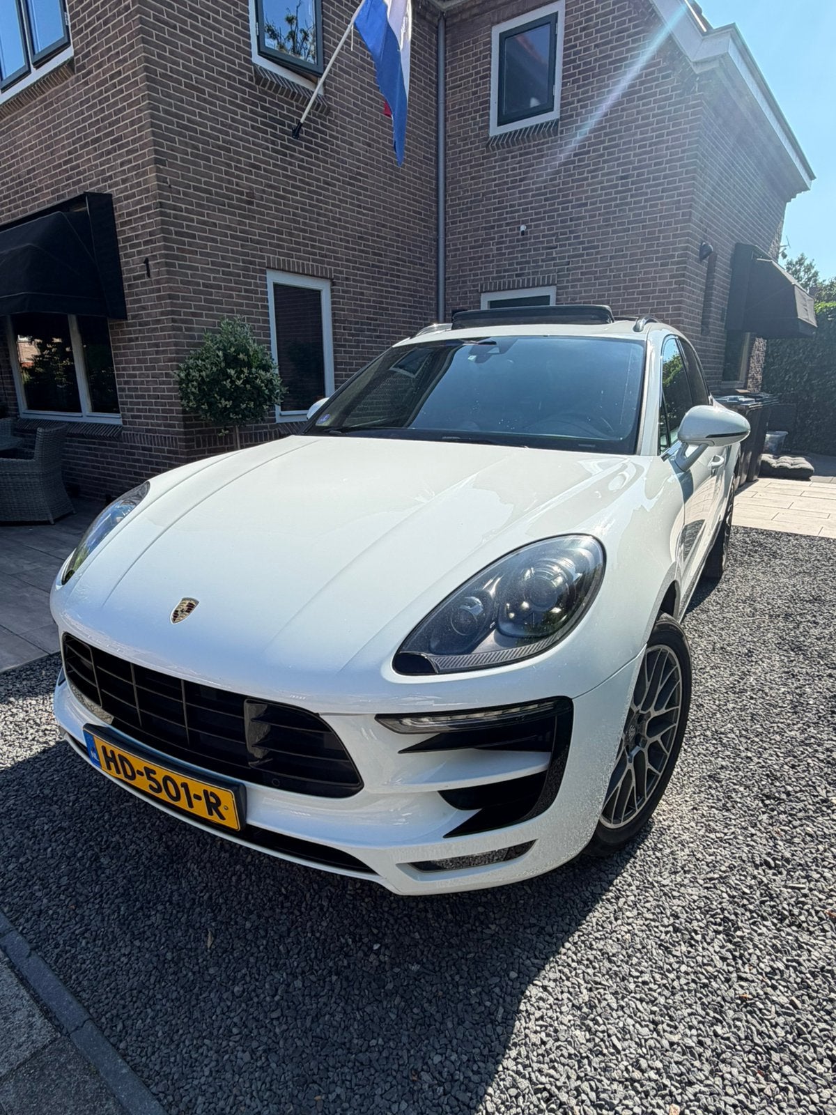 Porsche Macan S 3.0 V6 340PK Sport Chrono | Bj 2015 | 135dkm, Auto's, Automaat, Euro 6, Bruin, Vierwielaandrijving