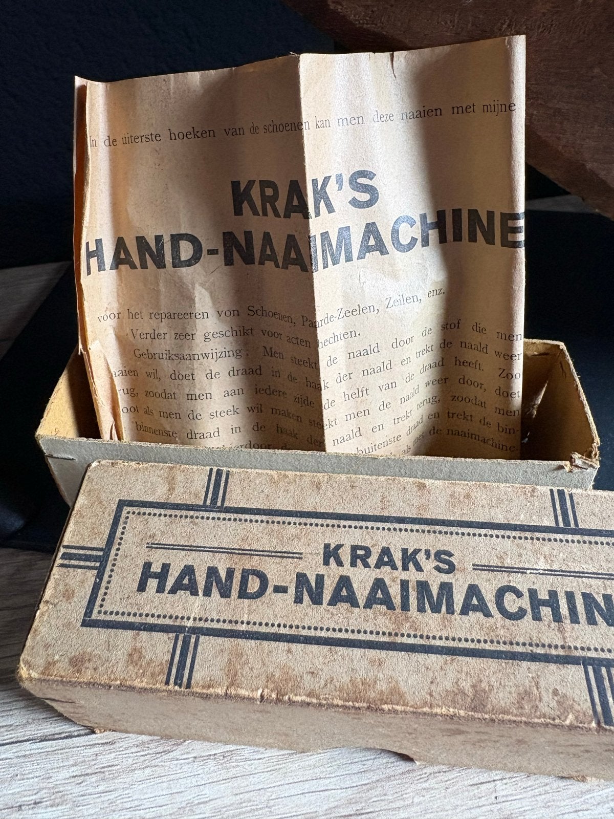 Krak's Hand-Naaimachine - Vintage Naaigereedschap, Ophalen of Verzenden