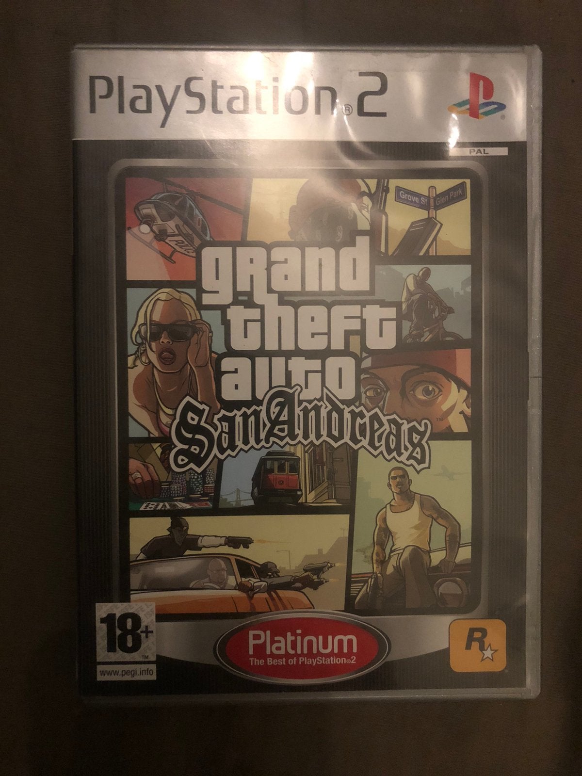 GTA San Andreas Platinum, PS2, Vanaf 18 jaar, 1 speler, Zo goed als nieuw, Ophalen