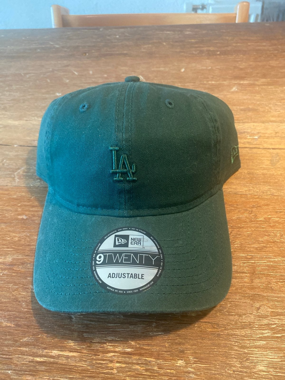 New Era LA Dodgers 9TWENTY Verstelbare Pet - Donkergroen, Kleding | Heren, Hoeden en Petten, Ophalen of Verzenden, Nieuw, One size fits all