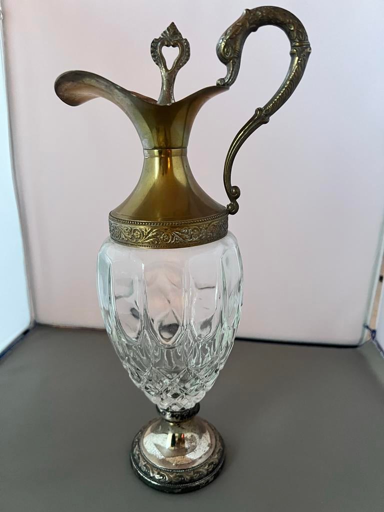 Antieke Italiaanse karaf - Distillerie Buton Bologna, Ophalen of Verzenden