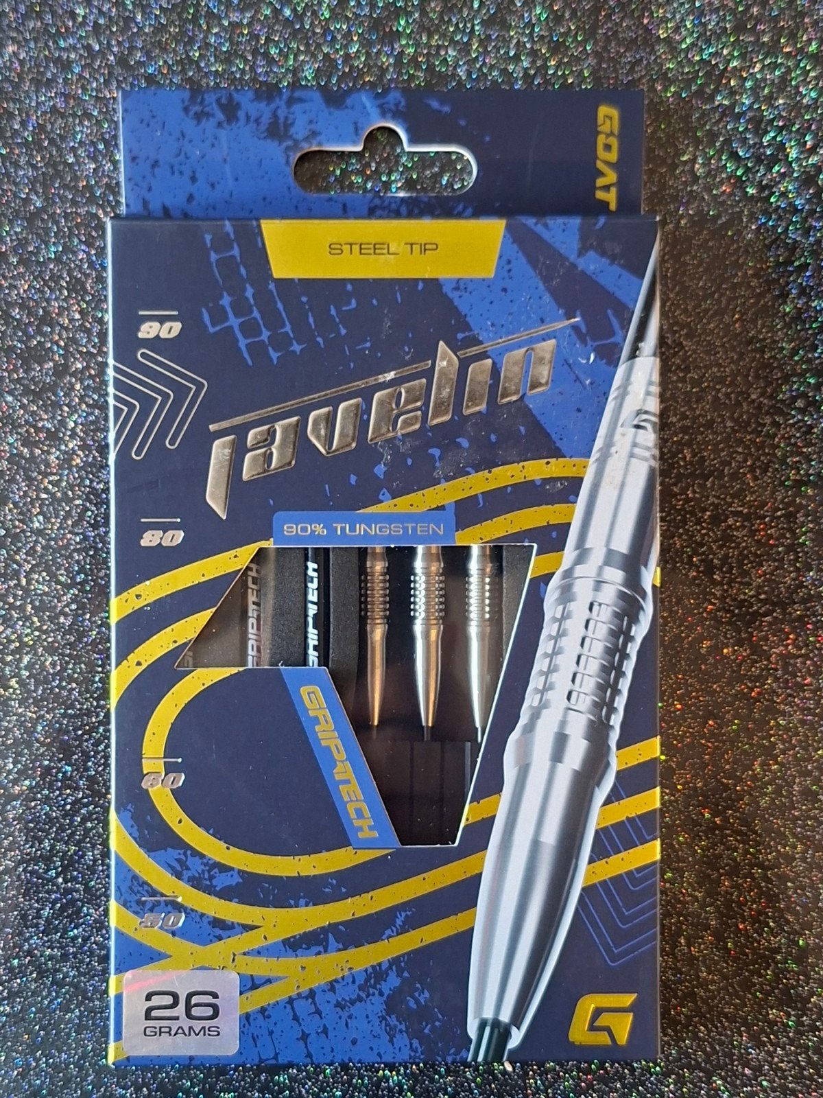 Griptech Javelin 26 gram 90% Tungsten Steel Tip Darts, Ophalen of Verzenden, Zo goed als nieuw, Pijlen