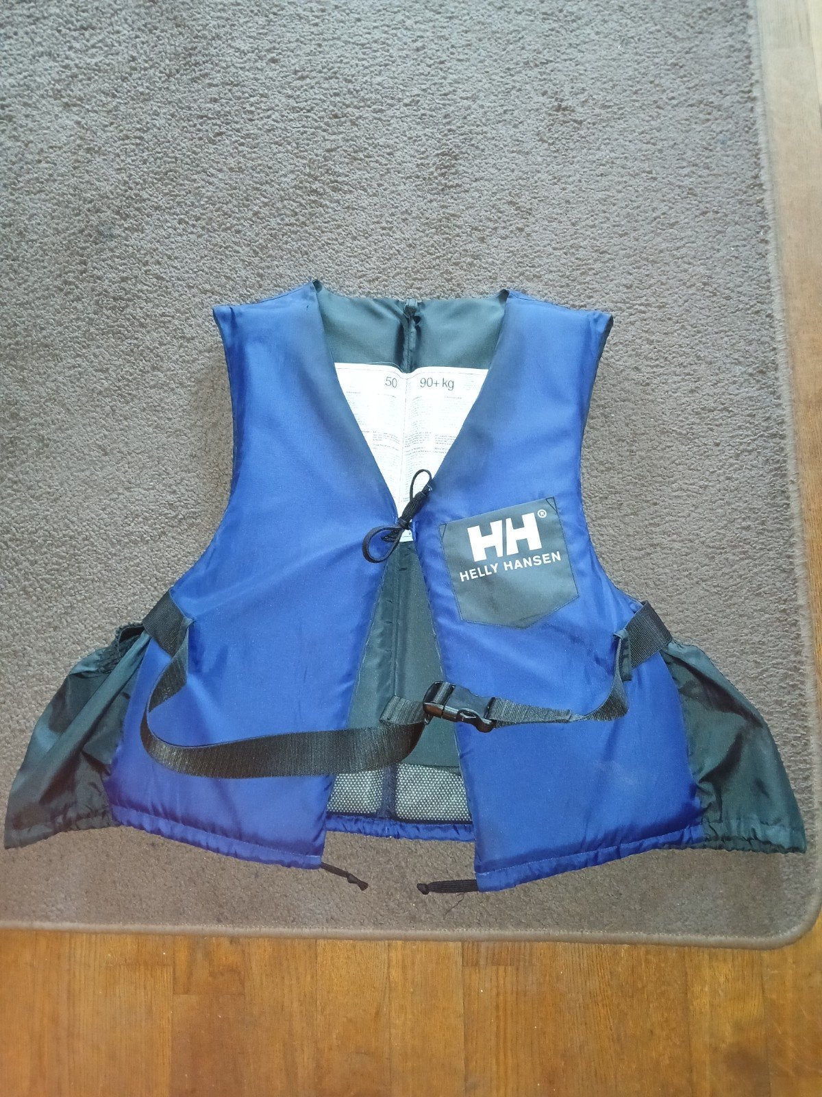 Helly Hansen zwemvest tot 90 kg, Ophalen of Verzenden, Zo goed als nieuw, Reddingsvest of Zwemvest
