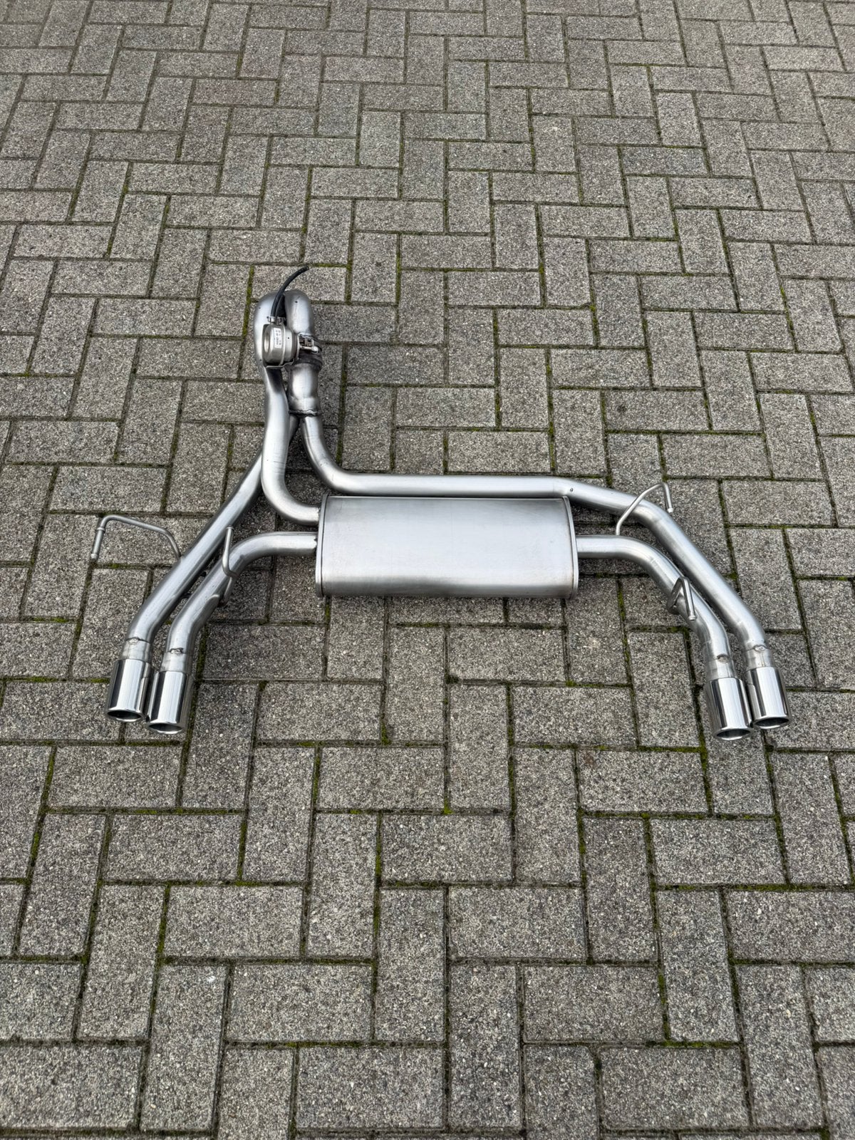 Abarth record monza uitlaat einddemper met klep, Ophalen, Gebruikt, Fiat