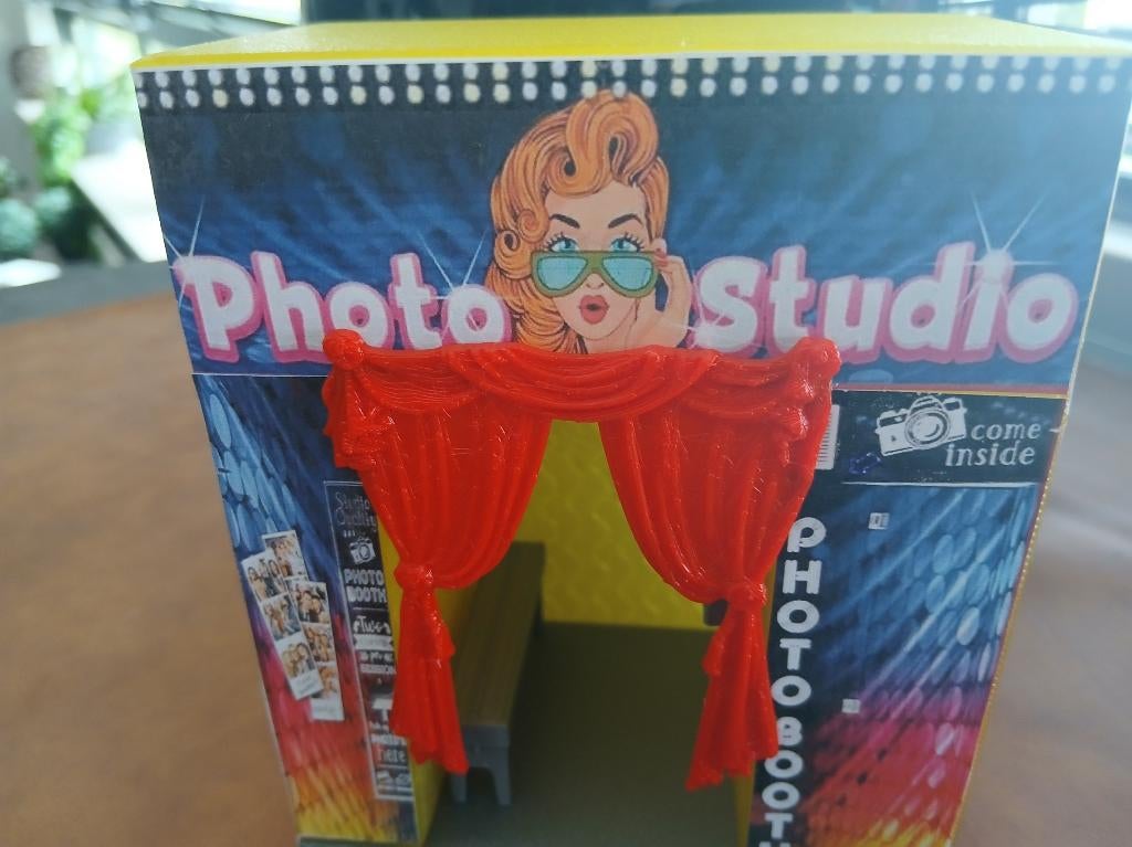 Photobooth Photostudio miniatuur KERMIS, Ophalen of Verzenden, Nieuw, 1:32 tot 1:50