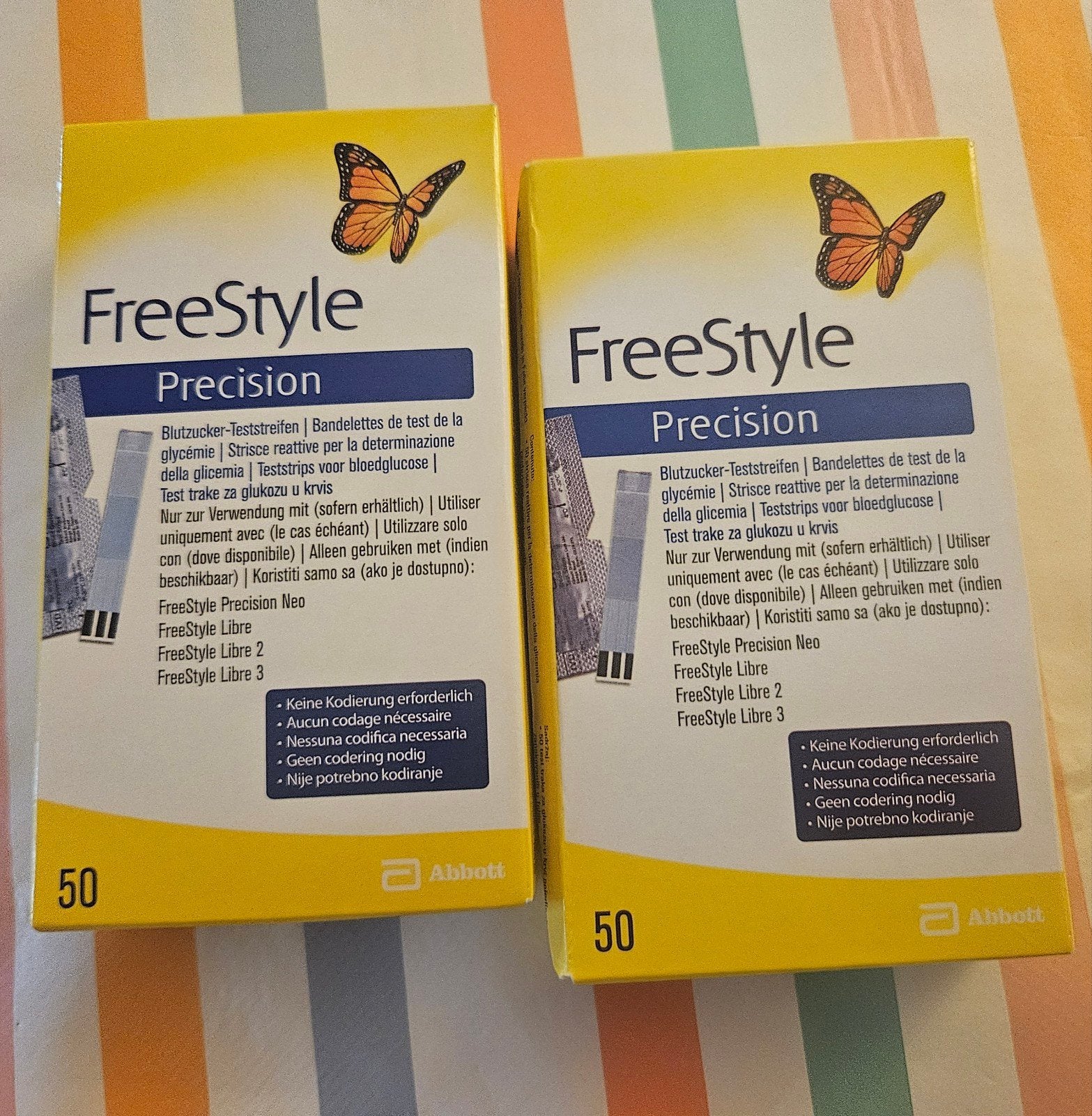 Freestyle precision teststrips (2 doosjes), Verzenden