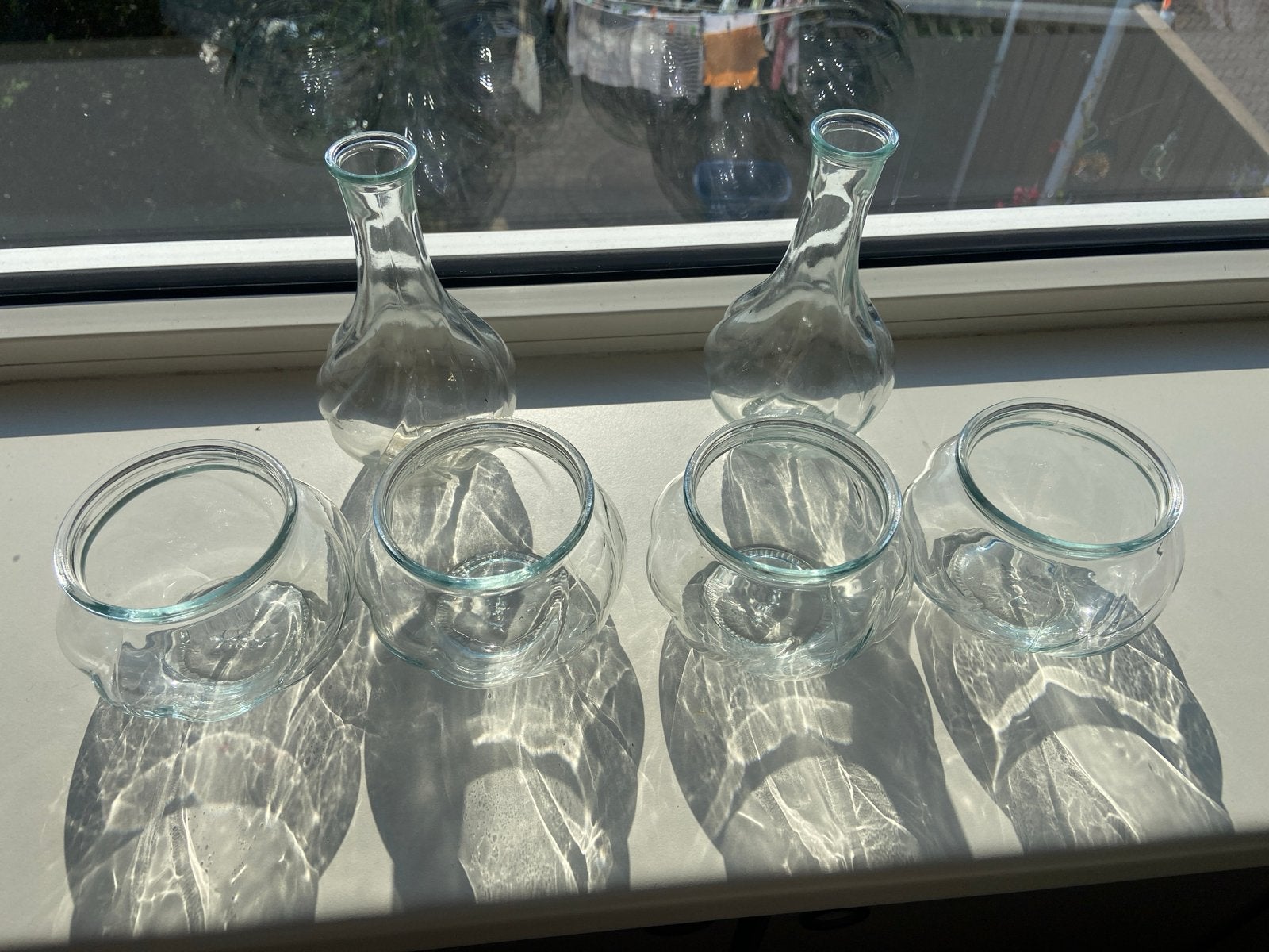IKEA glazen vaasjes (6 stuks), Ophalen, Glas
