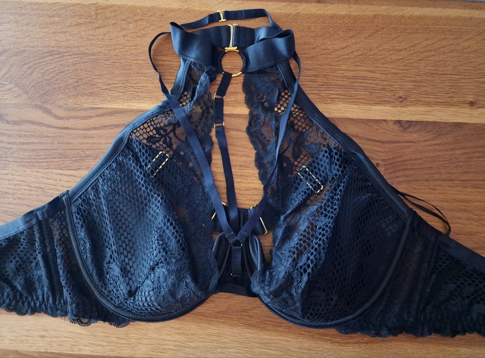 NIEUW Hunkemöller Privat Collection mt 90F zwart pikante ser, Ophalen, Zwart, Slip