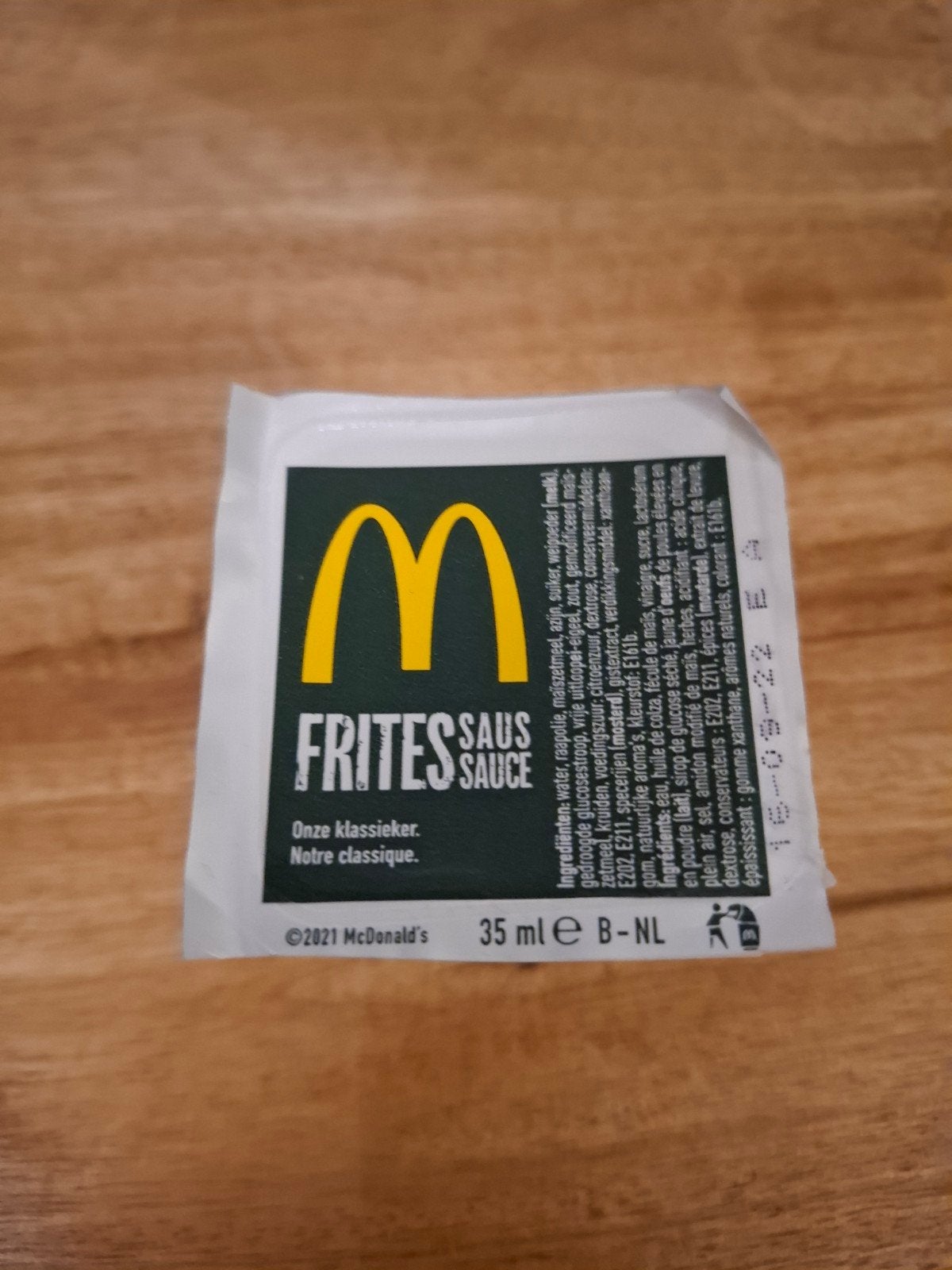originele macdonalds fritessaus in kuipje, Diversen, Ophalen of Verzenden