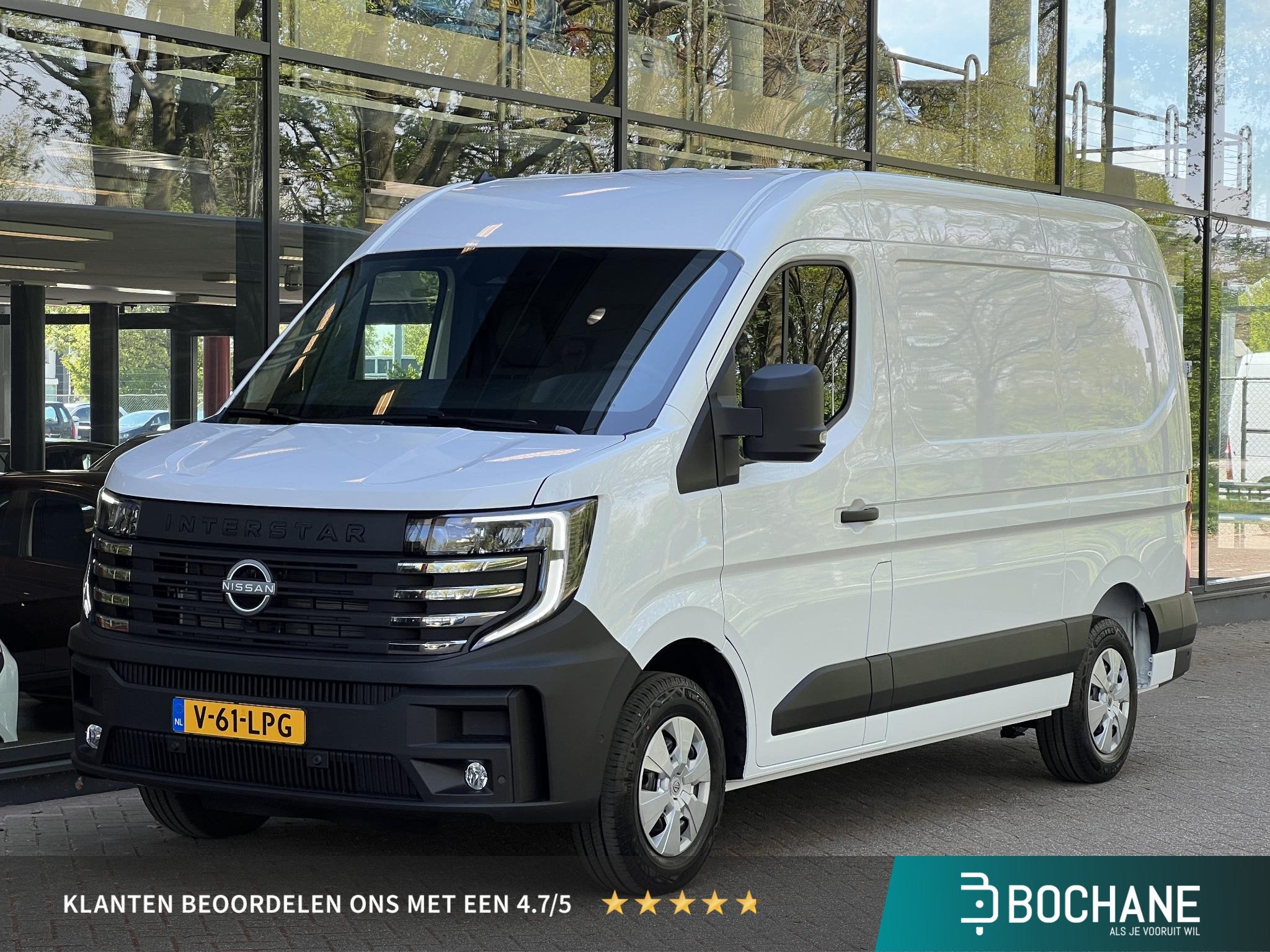 Nissan Interstar-e L2H2 Limited 87 kWh | DEMO, Auto's, 143 pk, 2000 kg, Leder en Stof, Wit