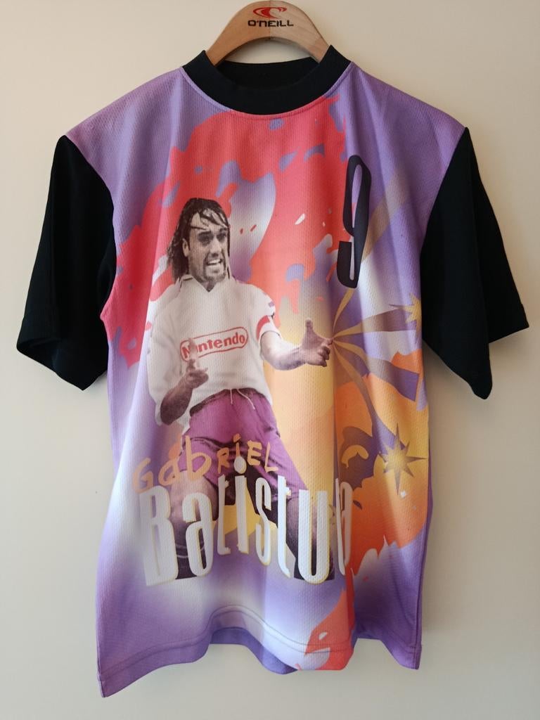 Gabriel Batistuta vintage shirt, Ophalen, Maat 46 (S) of kleiner