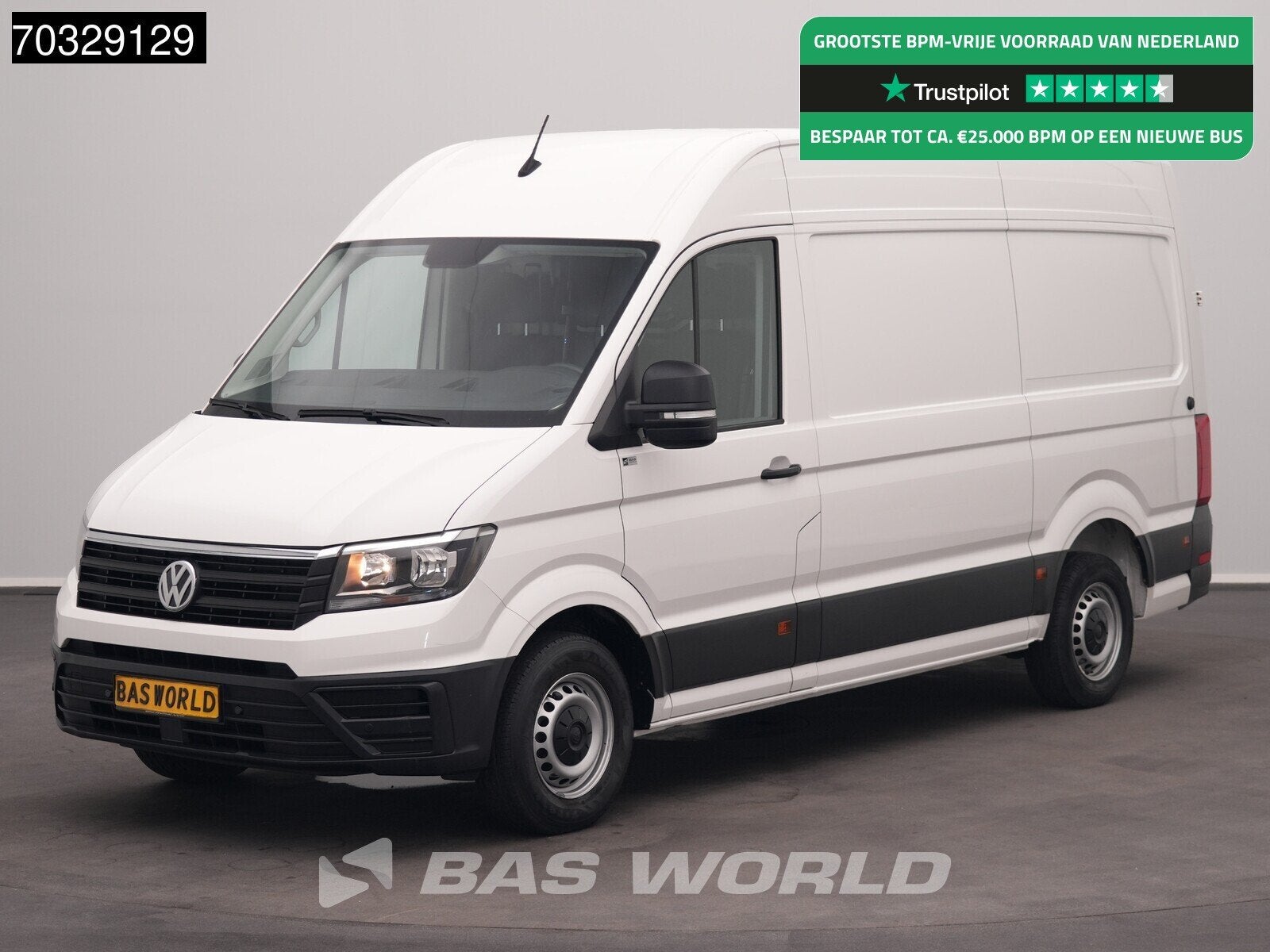 Volkswagen Crafter 140pk Automaat L3H3 Airco Cruise Parkeers, Auto's, Automaat, Stof, Gebruikt, Euro 6
