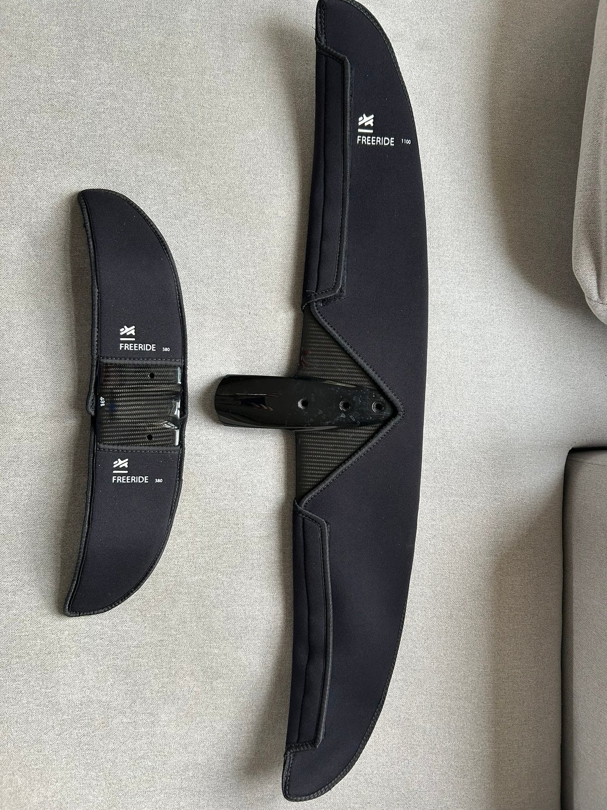E-foil wingset freeride 1100 Audi Aerofoils, Ophalen of Verzenden, Zo goed als nieuw, Wingsurf-hydrofoil