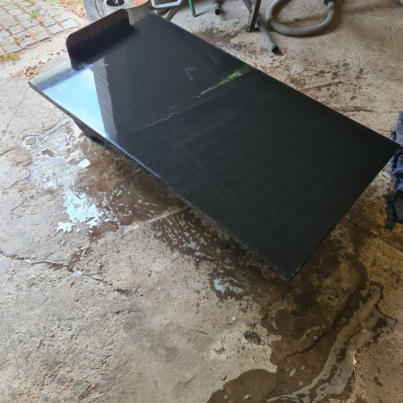 Granieten blad, Tuin en Terras, Ophalen, Rechthoekig, Overige materialen