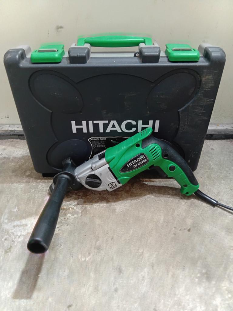 Hitachi DV 20VB2 Klopboormachine met koffer, Boormachine, Ophalen of Verzenden, Klopboormechanisme, Gebruikt