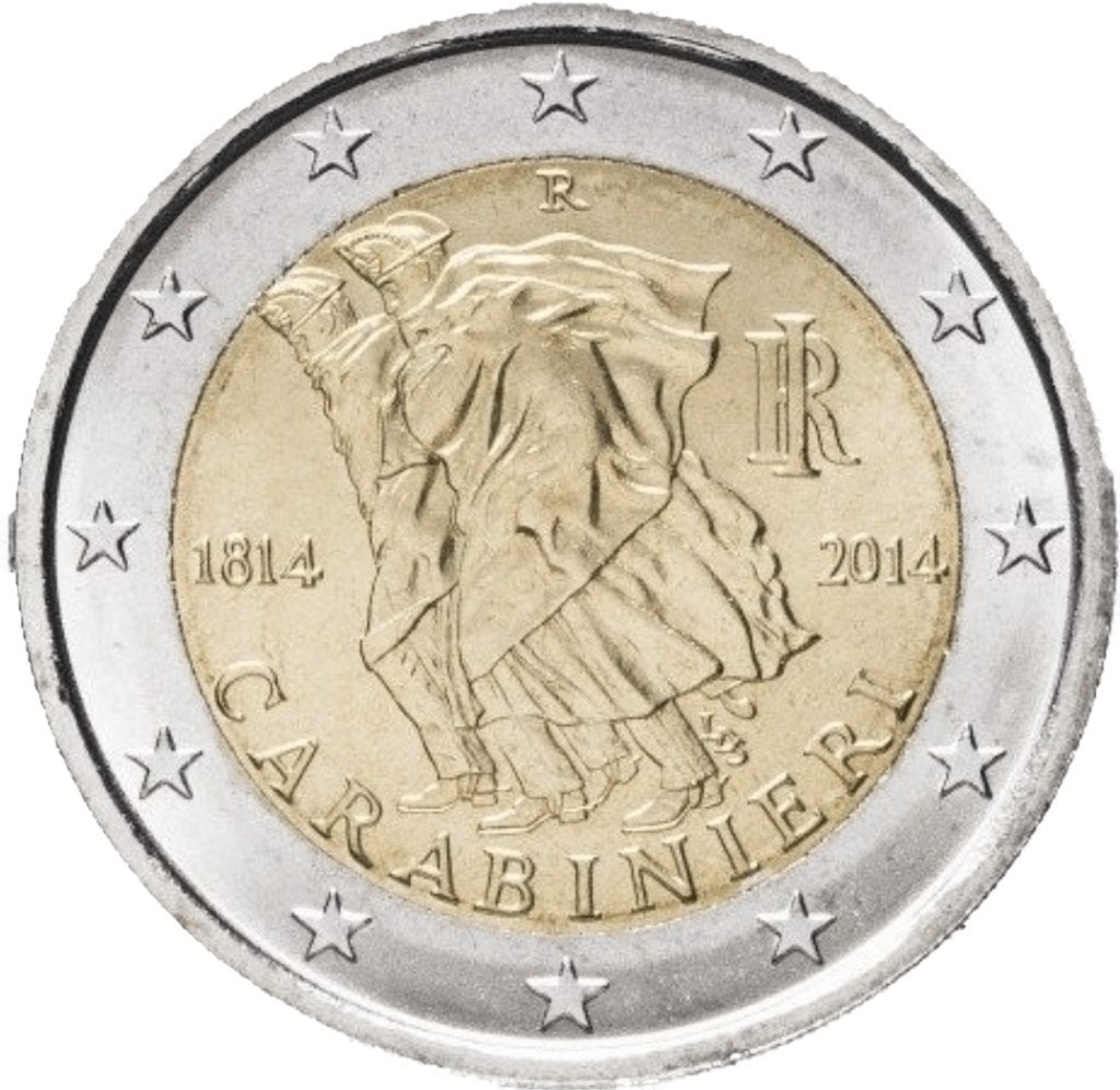Euromunten, Ophalen of Verzenden, Italië, 2 euro, Losse munt