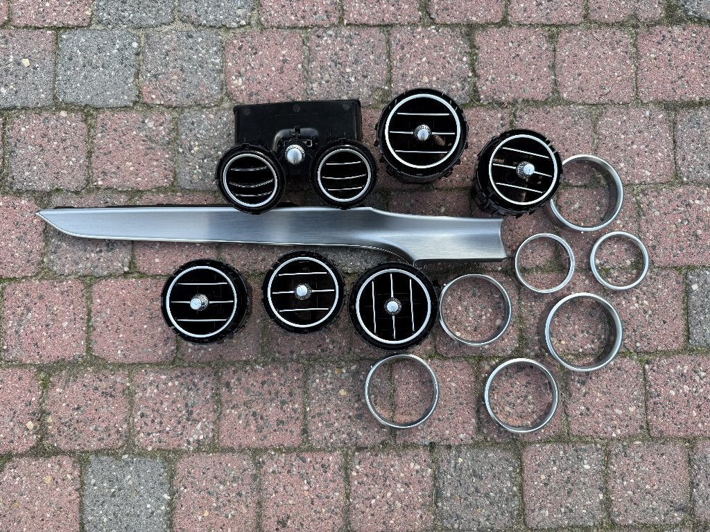 MERCEDES W205 VENTILATIEROOSTERS EN INTERIEURSIERLIJST, Ophalen of Verzenden, Gebruikt, Mercedes-Benz