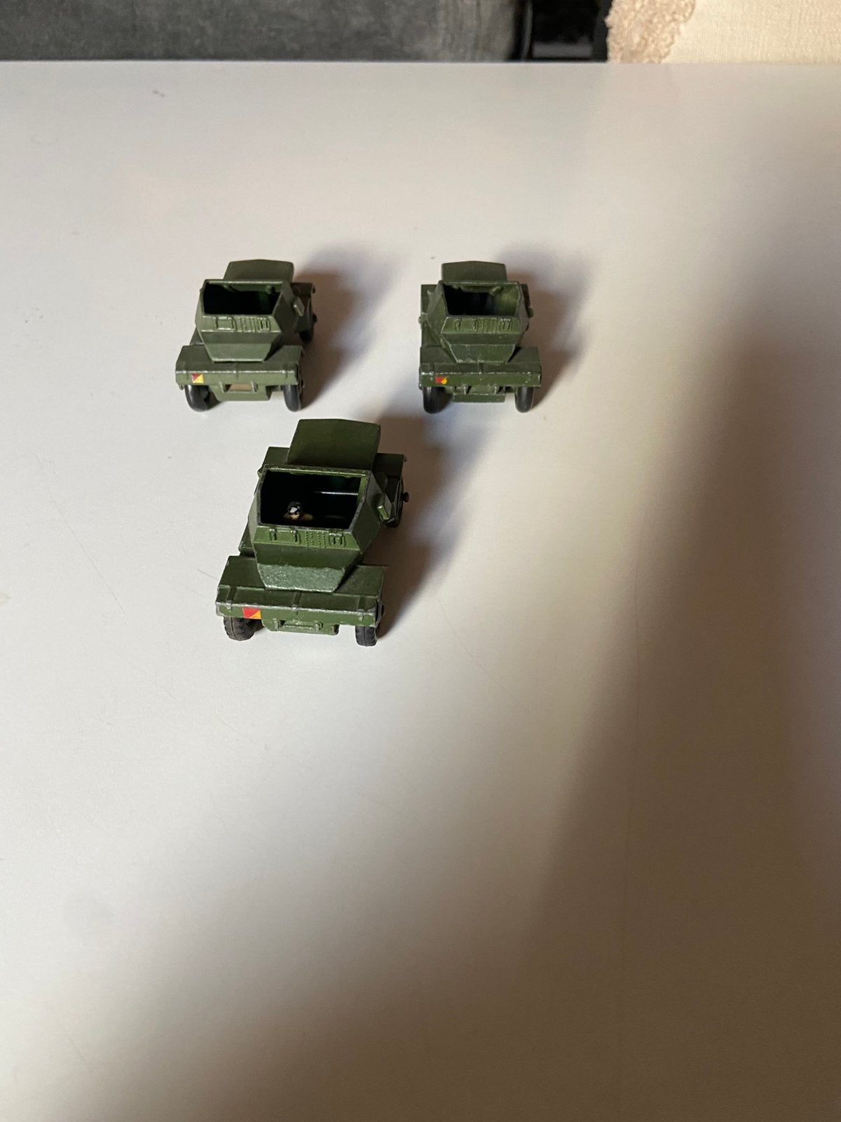 Dinky militair scoutcars 673, Ophalen of Verzenden, Zo goed als nieuw, Auto, Dinky Toys