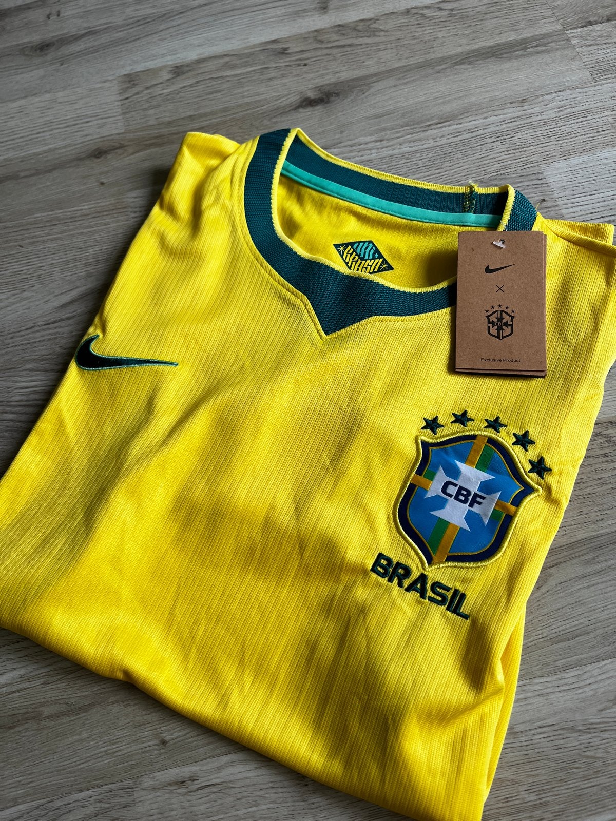 Nieuw Brazilie thuisshirt  - Maat L, Maat L, Verzenden, Nieuw, Shirt
